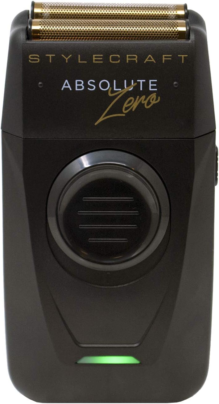 Absolute Zero Foil Shaver – Close, Smooth Shave with Retractable Precision Trimmer, USB-C, Cord/Cordless, Lightweight & Travel-Friendly, Replacements