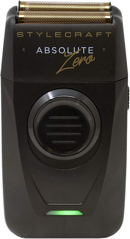 Absolute Zero Foil Shaver for Men Retractable Precision Trimmer | Professional, Close, Smooth Shave, USB-C, Cord/Cordless, Lightweight & Travel-Friendly, Replacements