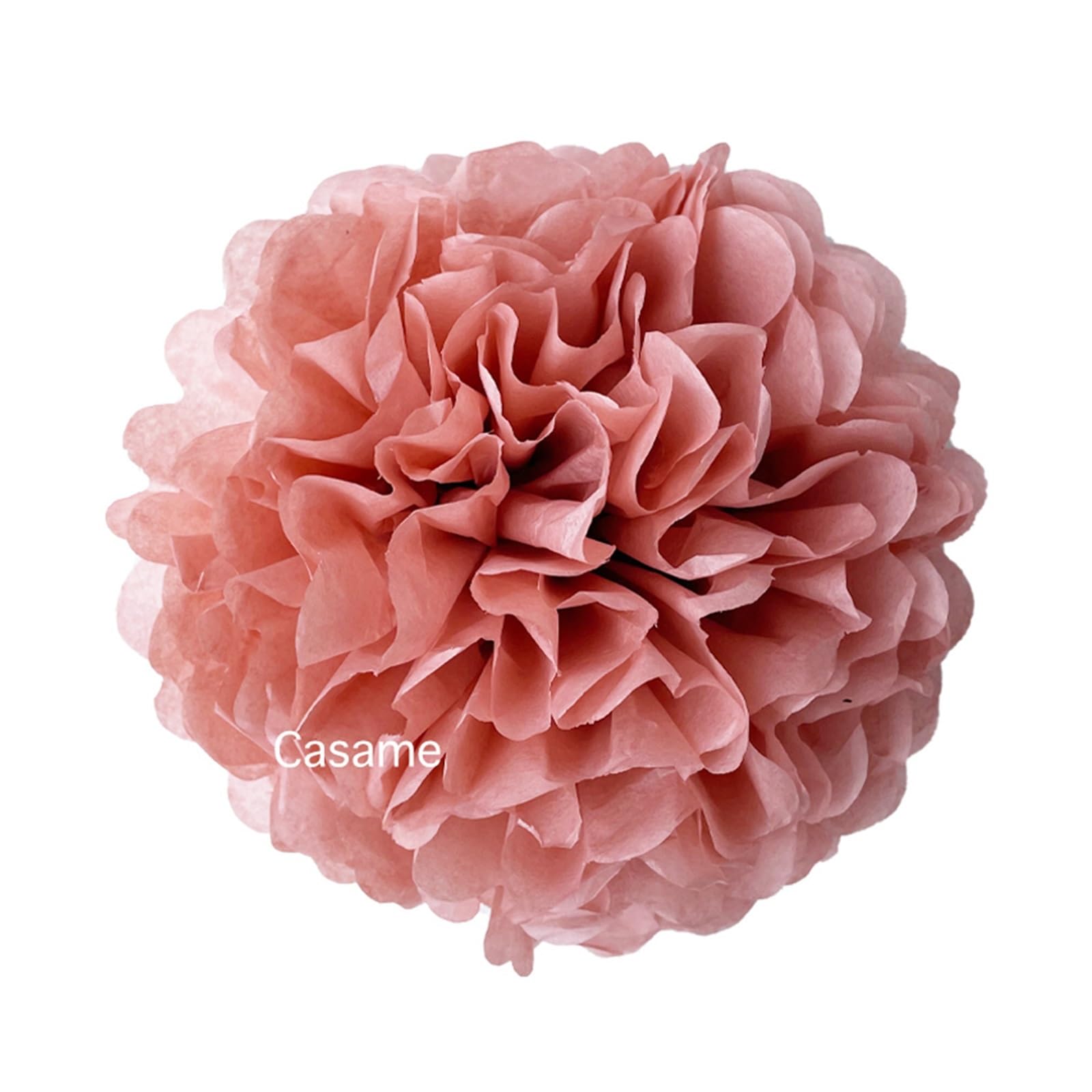 Paper Pom Poms 10pcs Decoration 25cm 10 Inch Tissue Paper Flowers Paper Pom Poms Balls Lanterns Party Decor Craft Wedding(Dusty Roes,4 inches)