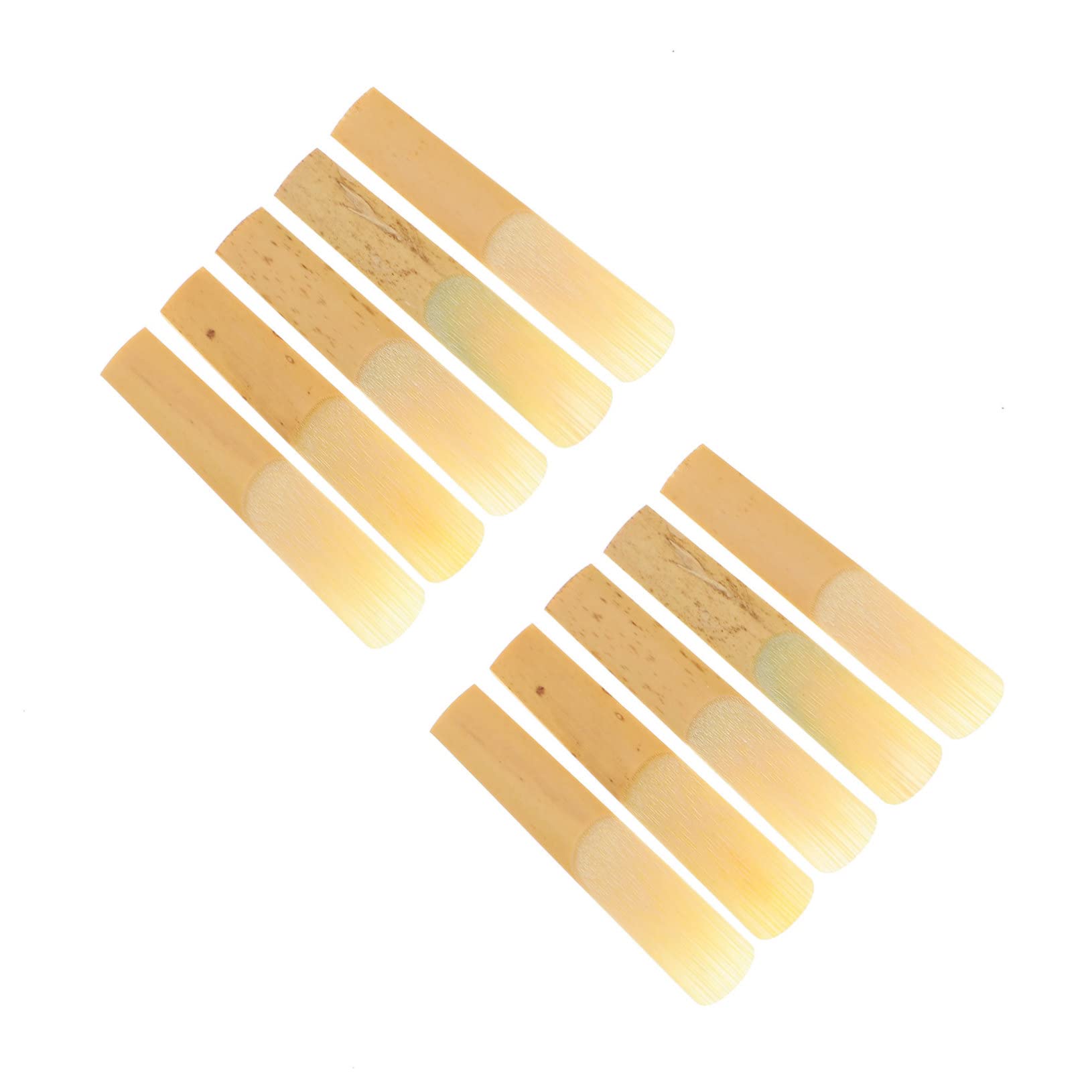 QUMIIRITY 10 Pieces Clarinet Saxophone Hardness 3.0 for Instrument Accessories Natural Fine Craftsmanship Easy to Carry