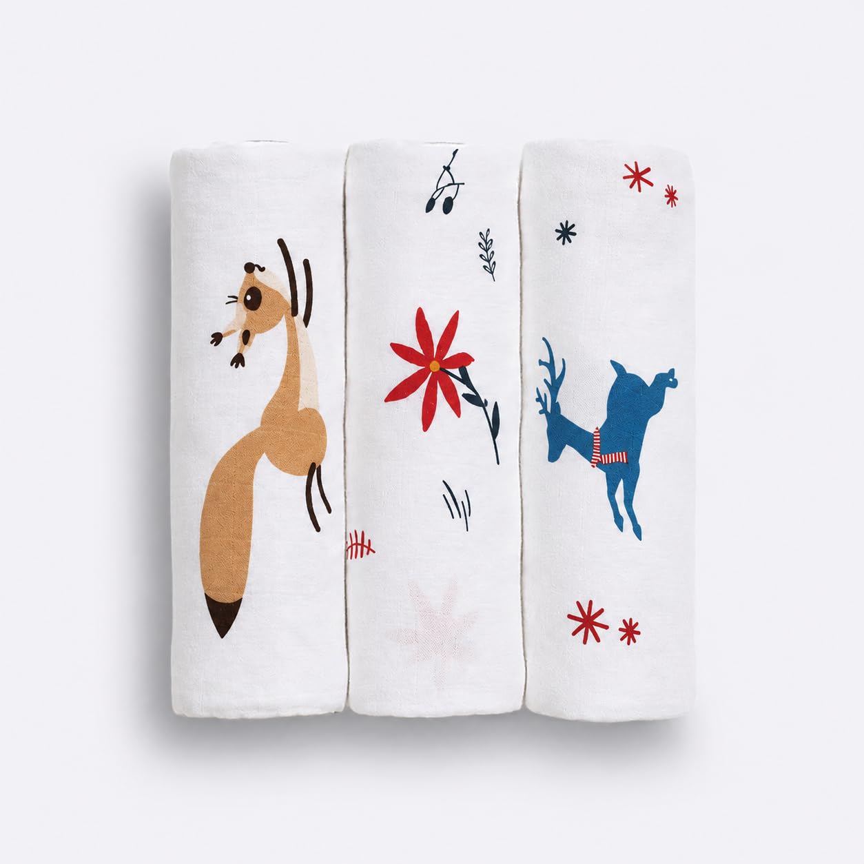 TinyLane Cotton Swaddle Wraps - Newborn Baby Set -1 TinyLane Cotton Swaddle Wraps - Newborn Baby Set -1