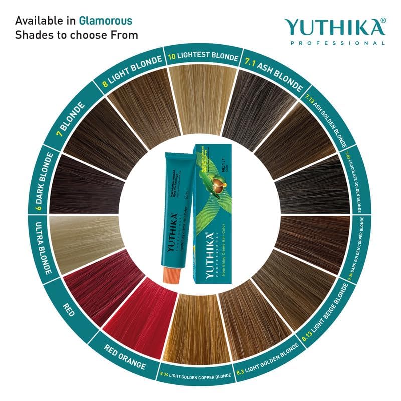 Image of YUTHIKA Professional Creme Hair Color 100gm Dark Brown 3.0
