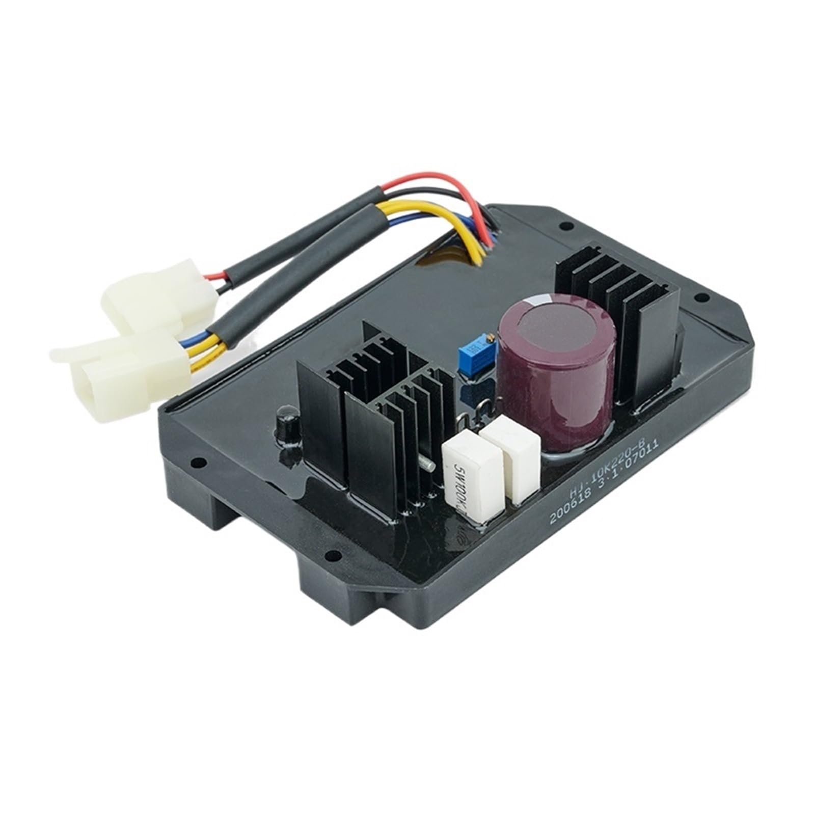 Generador diésel monofásico HJ.10K220-B de 10 kW con regulador de voltaje AVR de 6 cables