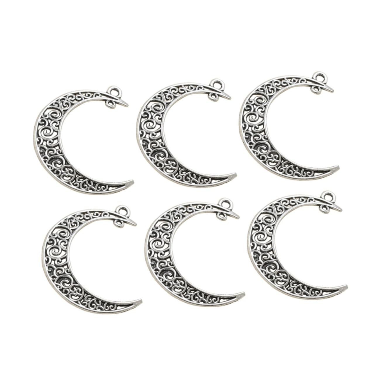 STOBOK 20pcs during Locket Jewelry Making Pendants Charm Pendant DIY Pendant Charms Alloy Pendant Charm Moon Set