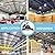 HYPERLITE LED High Bay Light with Motion Sensor, 200W 28000LM 5000K Daylight 5' Cable with US Plug 850W MH/HPS Eqv. High Bay LED Lights with Remote Control, IP65 Waterproof for Shop Barn Warehouse