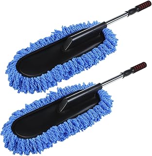 FAVOMOTO 2 Peças Escova De Lavagem Automática Esfregão De Lavagem De Carro Escova De Cera De Carro Espanador Automático Escova De Lavagem De Carro Escova De Pó De Carro Escova De Veículo