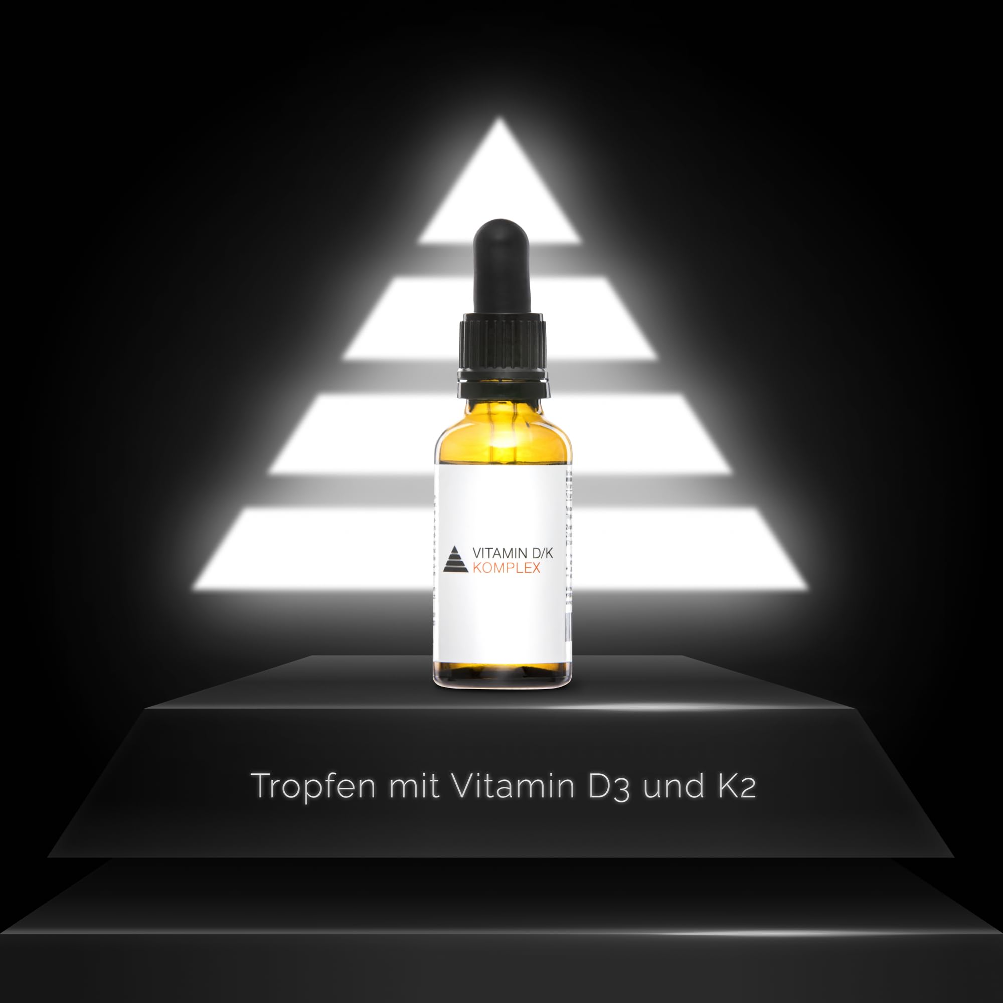 YPSI Vitamin D/K Komplex - Zweifach Vitamin D3 K2 Kombination in MCT Öl gelöst - Vegetarisch - 30 ml Pipettenflasche (Packung mit 2)