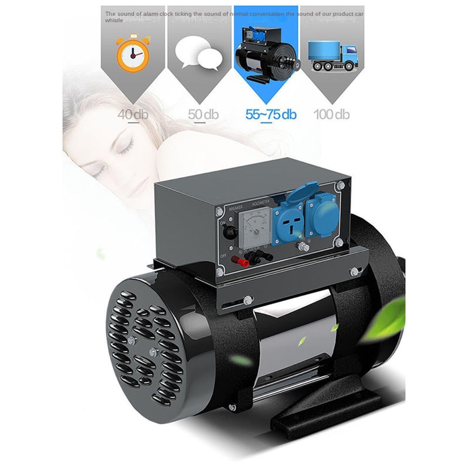 Amazon | 5 kW／6 kW／8 kW／10 kW ディーゼル発電機 単相220 V／三相 