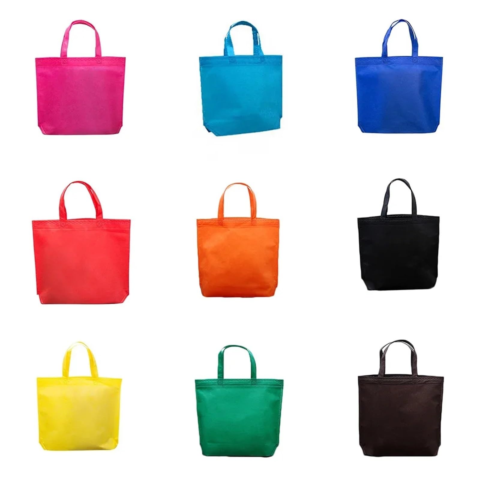 Bolsas De Tela Bolso de Compras de Tela de algodón de Lona Grande Reutilizable for Mujer, Bolso de Hombro, Estuche no Tejido, Organizador multifunción, 4 Uds.(Dark Green,36x45cm)