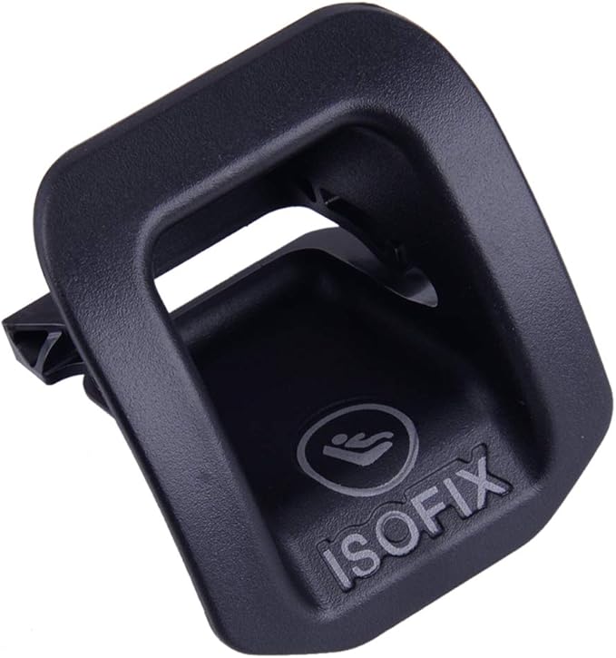 Rear ISOFIX Mount Cover For Mercedes A CLA GLA Class W176, Black, Easy