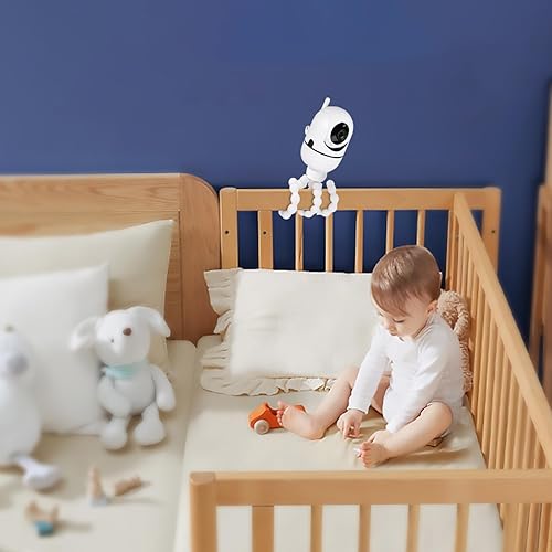 Miniatura 3 de Soporte de trípode compatible con monitores de bebé HelloBaby HB65HB6550HB6550 ProHB40HB66HB6339 y ANMEATE SM935E - Conecta tu cámara de forma