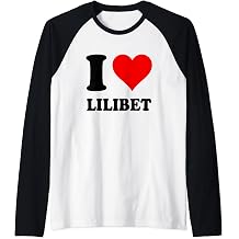 I Love Lilibet Raglan Baseball Tee