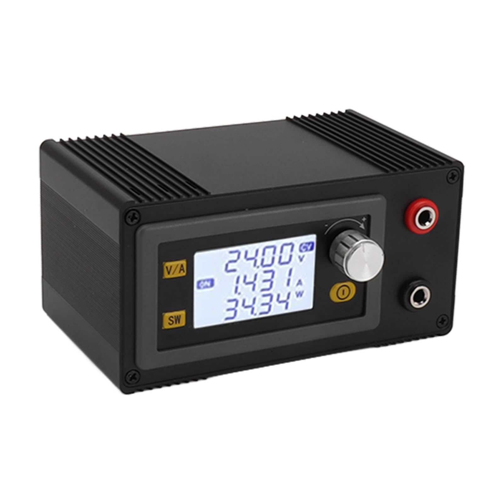 Convertitore di Potenza Regolabile con Regolatore di Tensione Variabile con Display LCD per Ricarica Solare DC 0,6-36 V Richiesta di Potenza Elevata Alluminio 355 G
