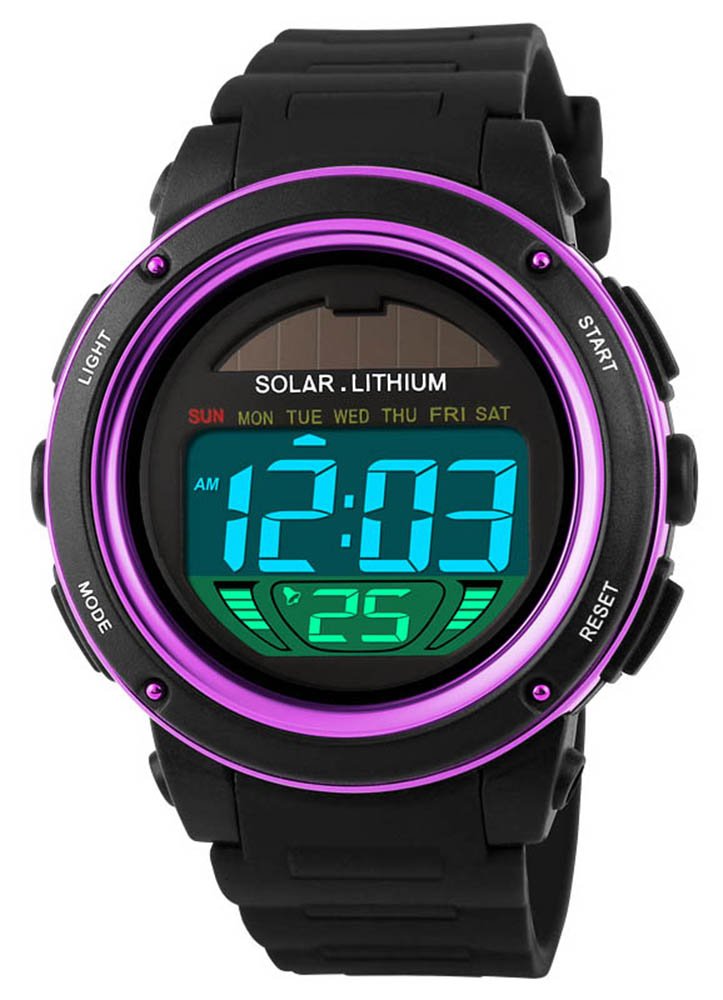 MASTOP watch submerged in water, with text indicating '50 meters depth water proof'.