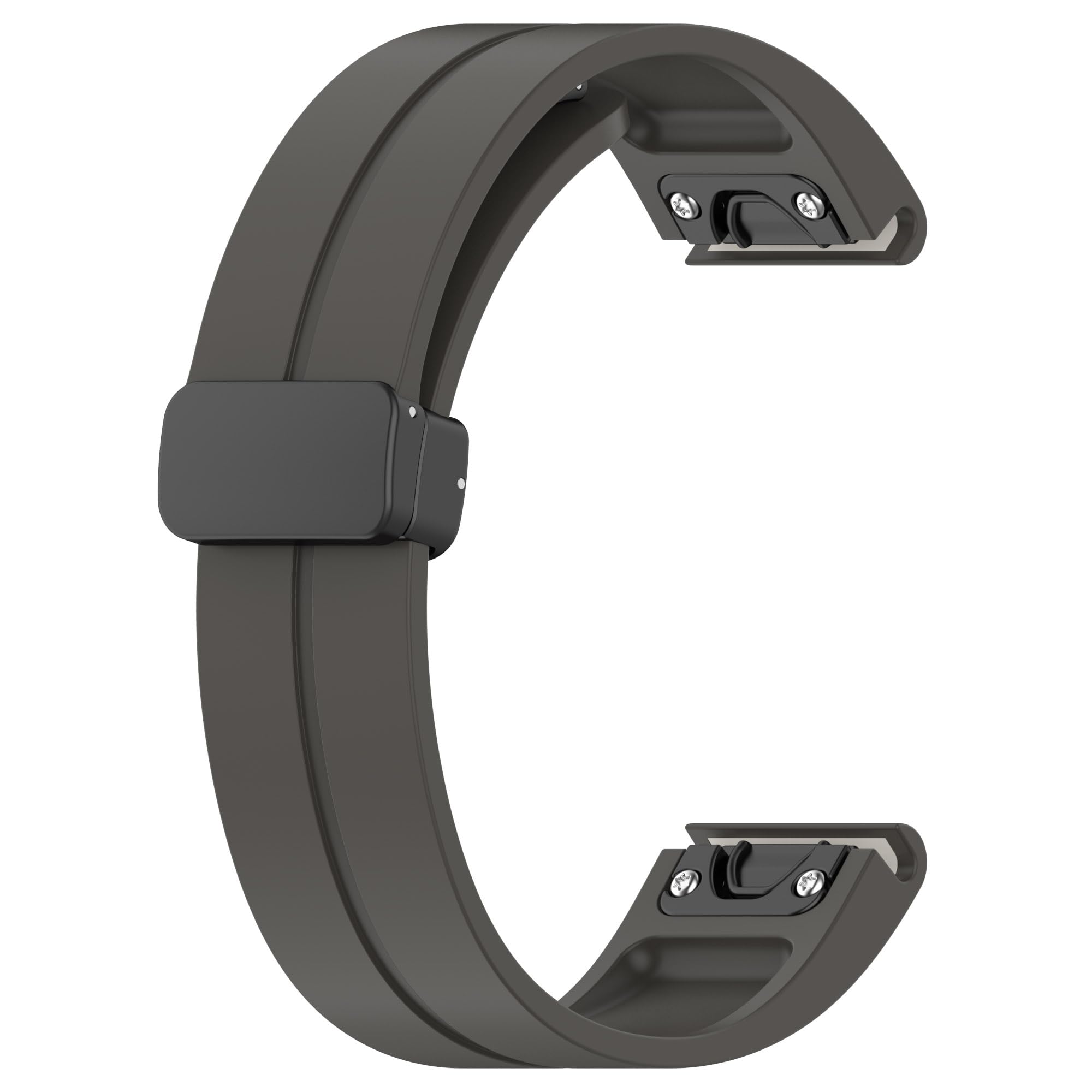 Bracelet compatible avec Garmin Fenix 7, bracelet de rechange en silicone souple de 22 mm pour 6/Fenix 6 Pro/Fenix 5/Fenix 5 Plus/Forerunner945/935/Approach S60
