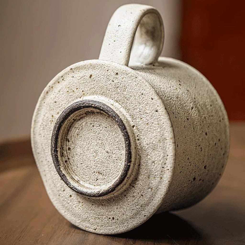 Tazas Cafe Taza De Café Con Leche Gres Hecha A Mano, Alta Gama Mug Cups