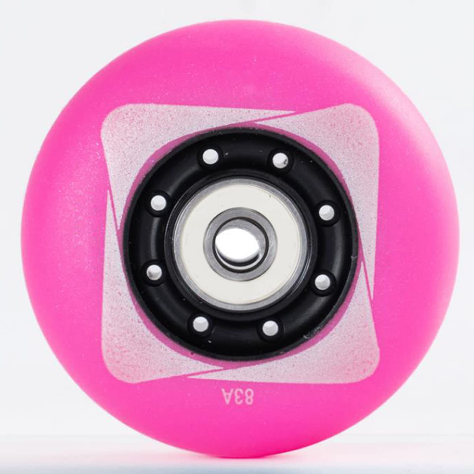 Genérico Ruedas de Repuesto para Patines en Línea Exterior Interior Rueda de Patinaje Callejero, 83A, 62 mm, 64 mm, 68 mm, 70 mm, 72 mm, 76 mm Y 80 mm, con Rodamientos Giratorios de Bajo Ruido.