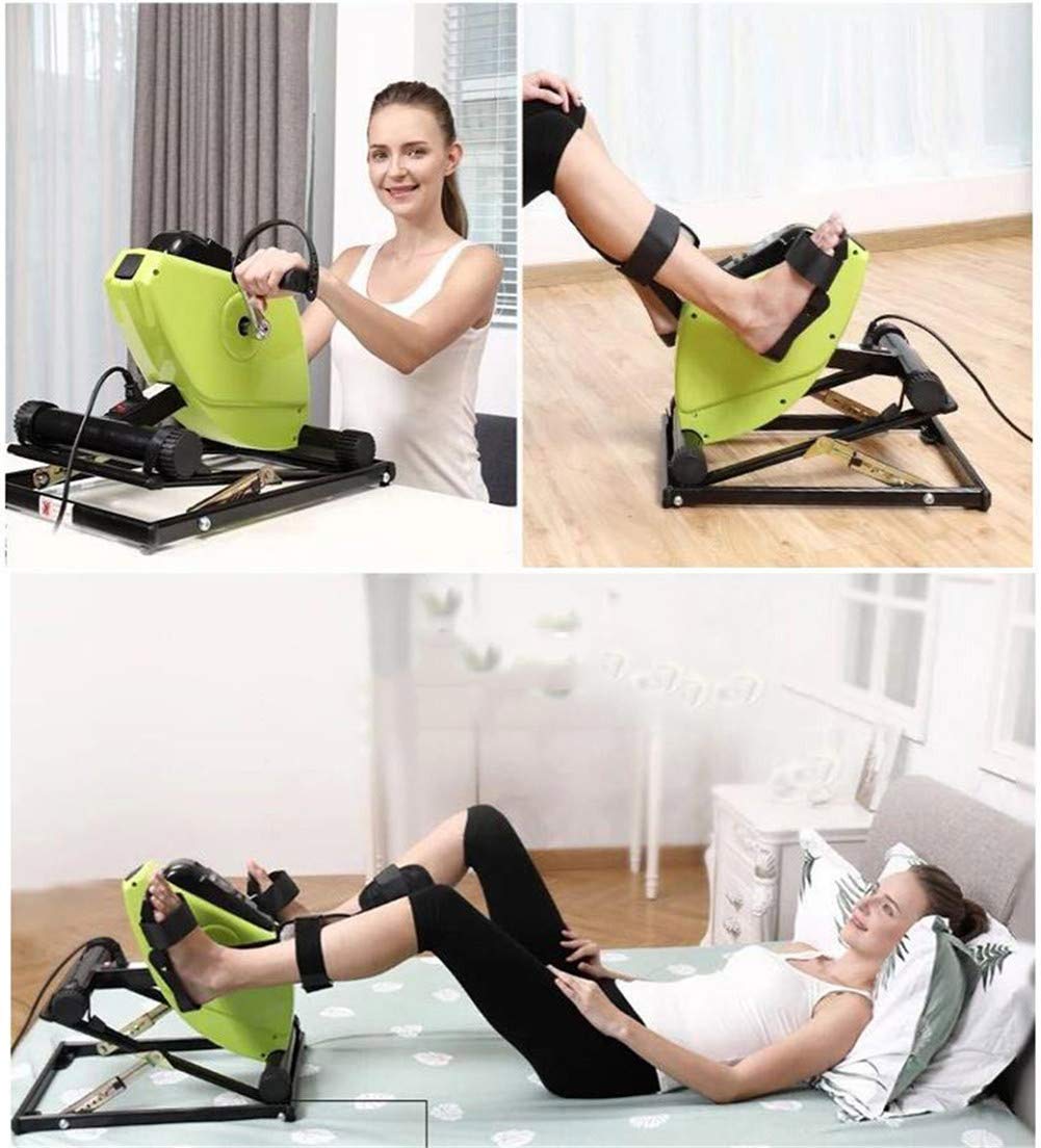 Pedale Elettrico Creativo, Monitor LCD e Telecomando, Cyclette e Pedale Ginnico, Venditore ambulante Medico per Recupero di Gambe, Braccia e Ginocchia, Esercizio Fitness, Palestra