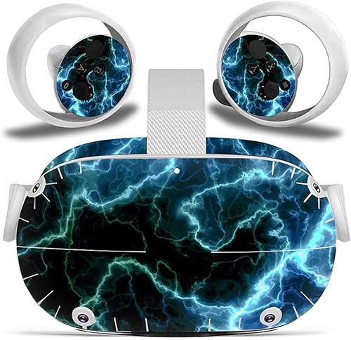 Oculus Quest 2 - Adhesivo para auriculares y controladores de realidad virtual adhesivo de vinilo para auriculares y controlador de realidad virtual