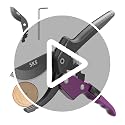 Image of HASTHIP SK5 Gardening Scissors - 20CM Garden Pruning Shears - 5 /6'' Bypass Hand Pruner Pruning Shears - Gardening Tools Suitable for Garde Plants, Shrubs, Flowers, Fruit Tree with Slider Safety Lock