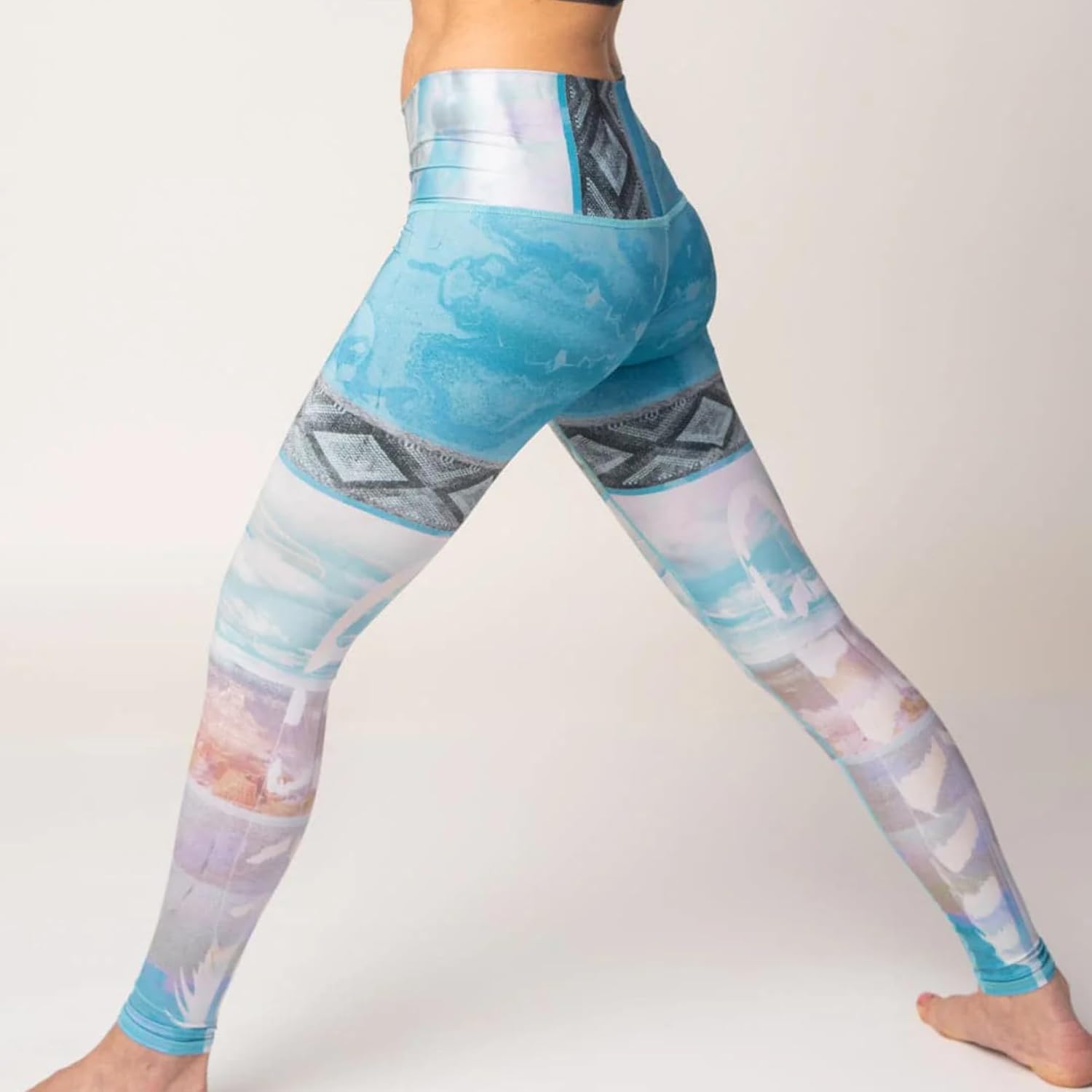 teeki Hot Pants Leggings for Women, USA Made Sustainable Eco Luxury Activewear Quick Dry
