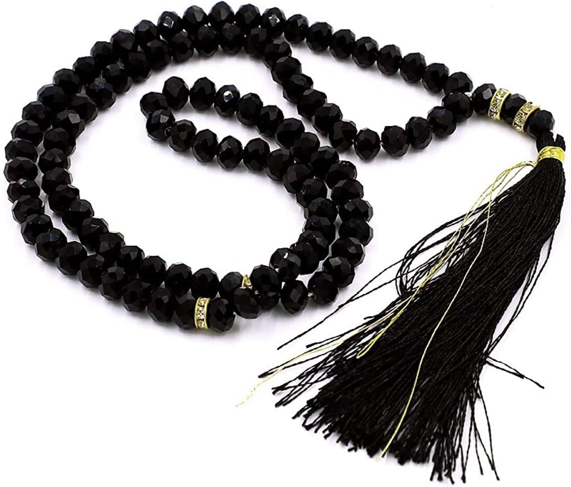 AUTARKY Unisex Adult ? Tasbih Islamic Salat Prayer Tasbeeh 100 Beads (Black)