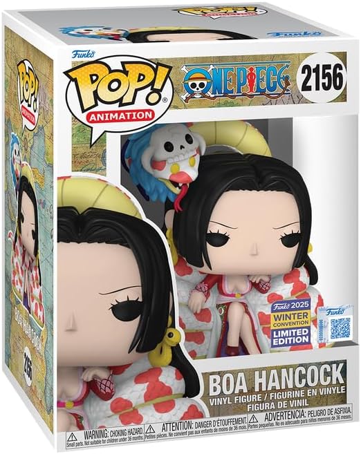 Funko Pop! Animation One Piece Boa Hancock on Throne, Vinyl Figure #2156, 2025 Winter Convention Limited Edition
