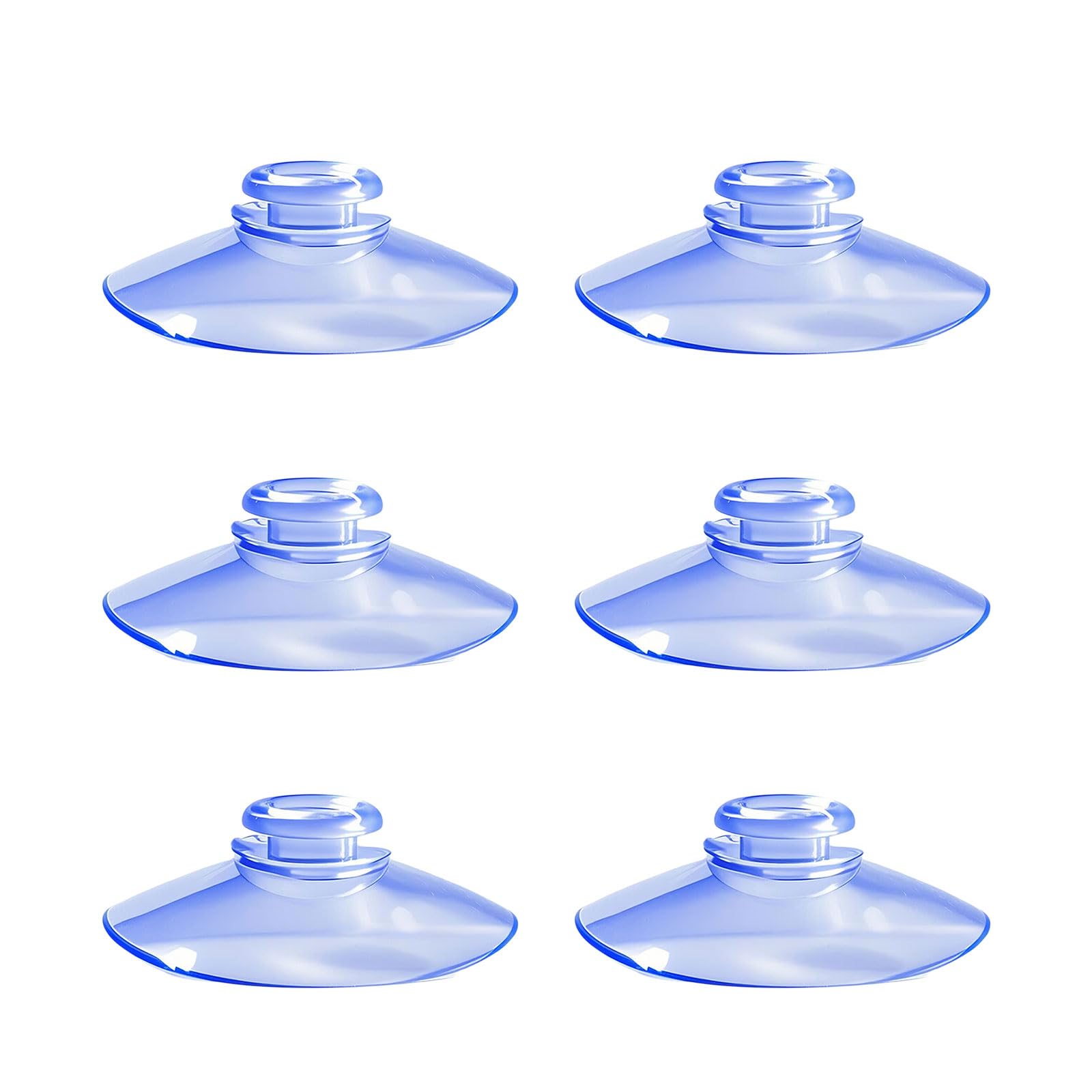 100Pcs Strong Adhesive PVC Suction Cup Clear Mushroom Shape Sponge Holder Suction for Hanging Home Items Kitchen Cup Organizers
