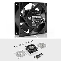 Vista 2 de AC Infinity AXIAL 1238, Muffin Fan, 115V 120V AC 120mm x 38mm High Speed, for DIY Cooling Ventilation Exhaust Projects