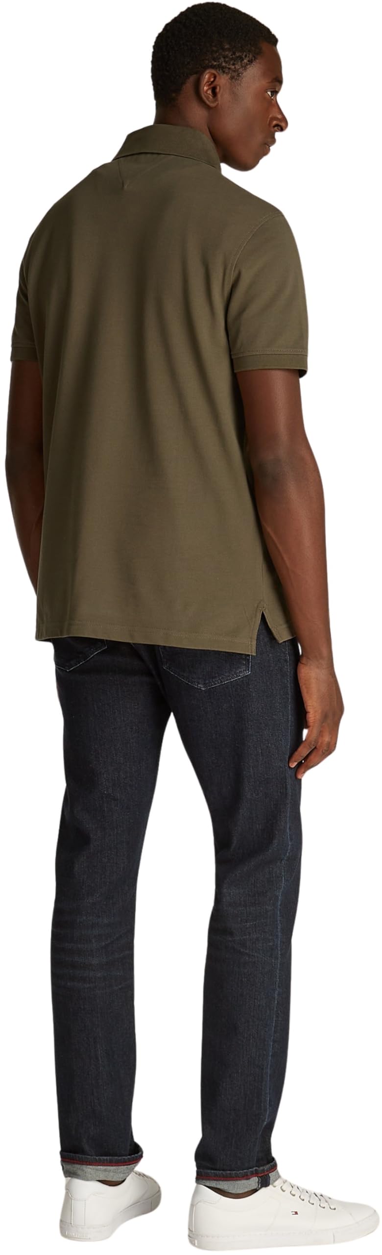 Tommy Hilfiger Herren Poloshirt Kurzarm 1985 Regular Fit, Grün (Army Green), XXL – Ansicht 2