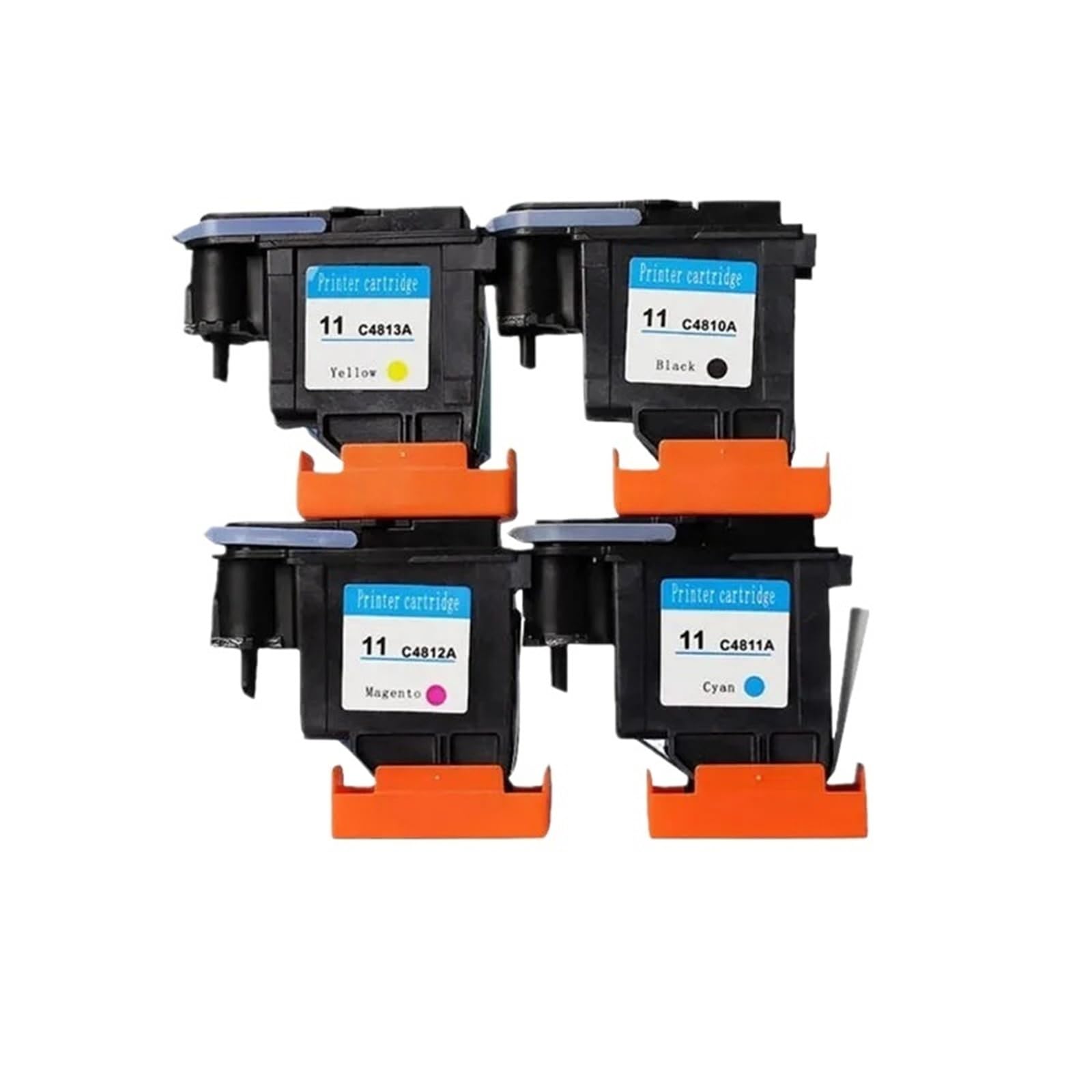 Compatibile for la sostituzione della testina di stampa HP 11 for Designjet 70 100 110 500 510 500PS C4810A C4811A C4812A C4813A,Accessori(1PC - Magenta)