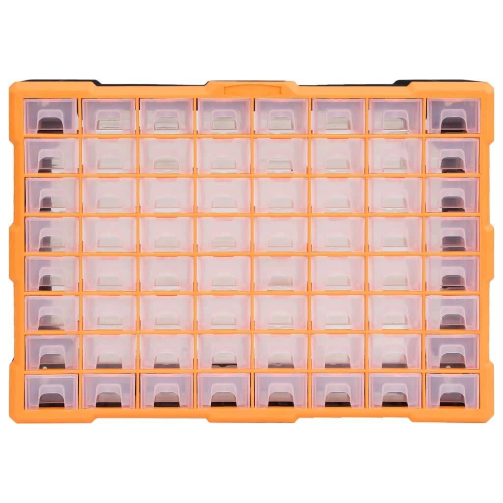 Genérico Organizador multicajones con 64 cajones 52x16x37,5 cm,Bricolaje,Accesorios de Bricolaje,Organización y Almacenamiento de Herramientas,Cajas de herramientas-147579