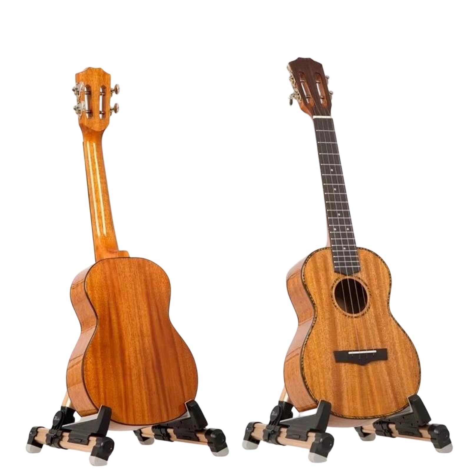 Ukelele Set Ukelele Soprano De Concierto Profesional Totalmente Caoba Maciza