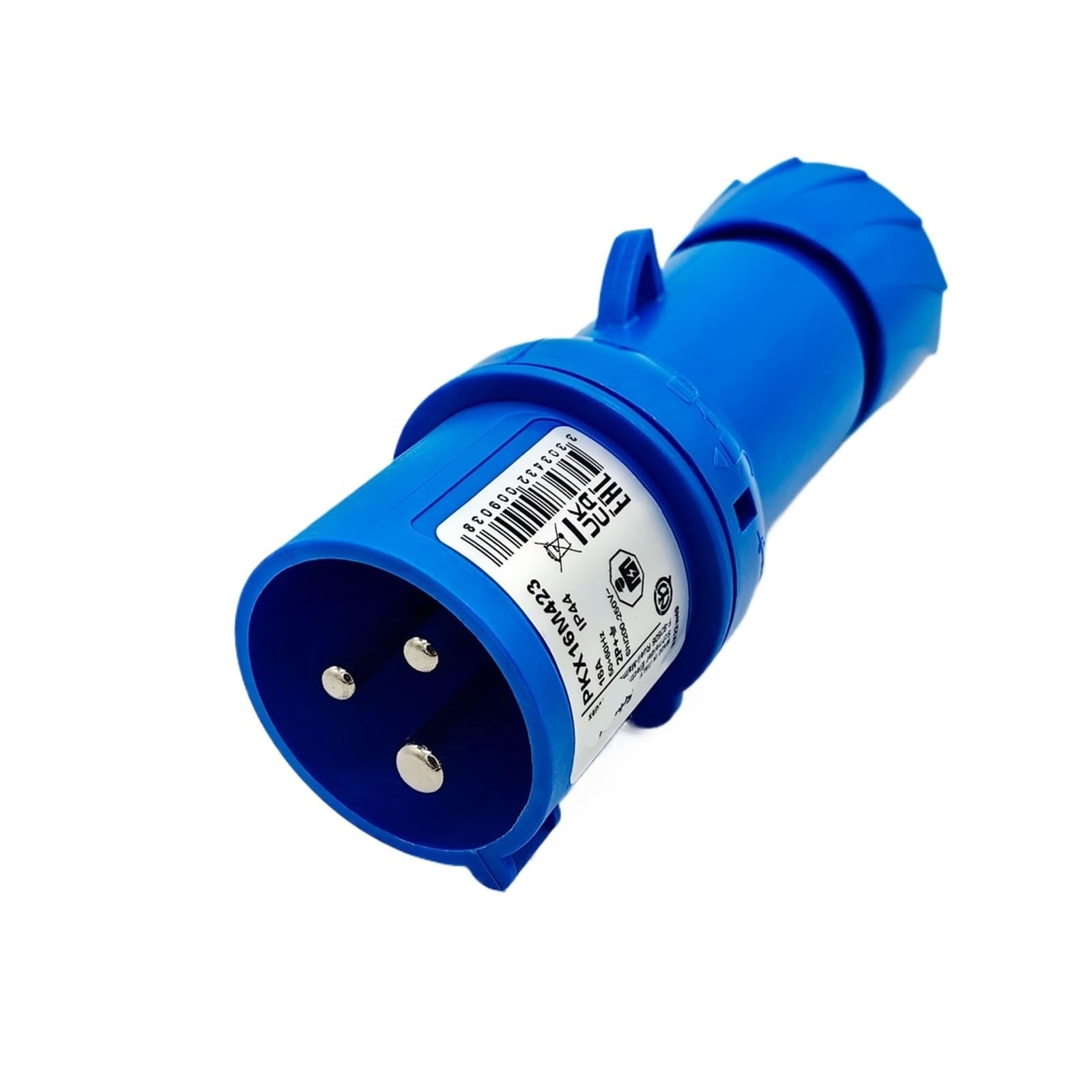 Toma industrial PKY16M423 16A trifilar que evita sobrecargas en redes monofásicas