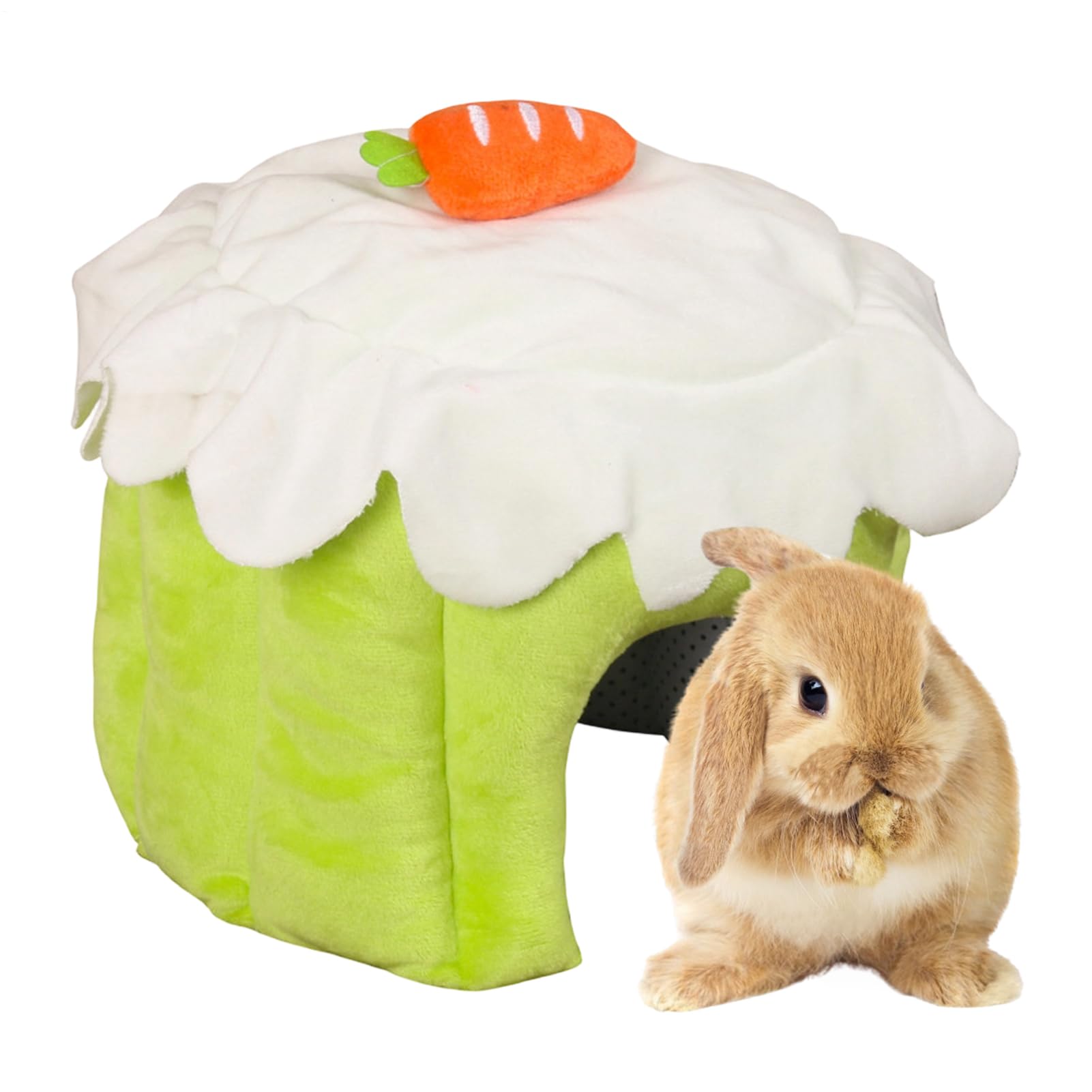 Maison pour lapin et nid suspendu gâteau pour hamster et chinchilla