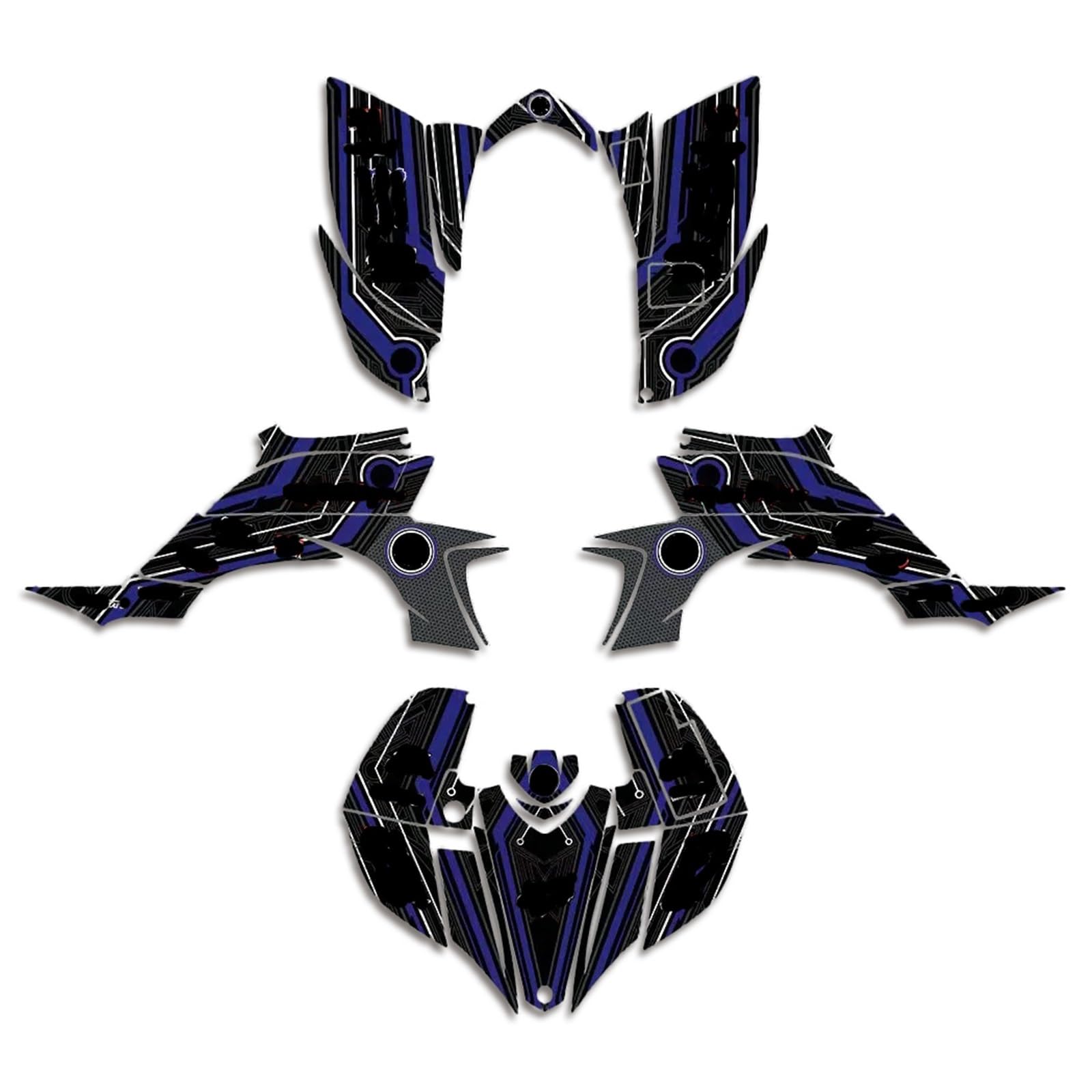 for Yamaha YFZ450 YFZ 450 2003 2004 2005 2006 2007 200 Graphic Sticker Decals