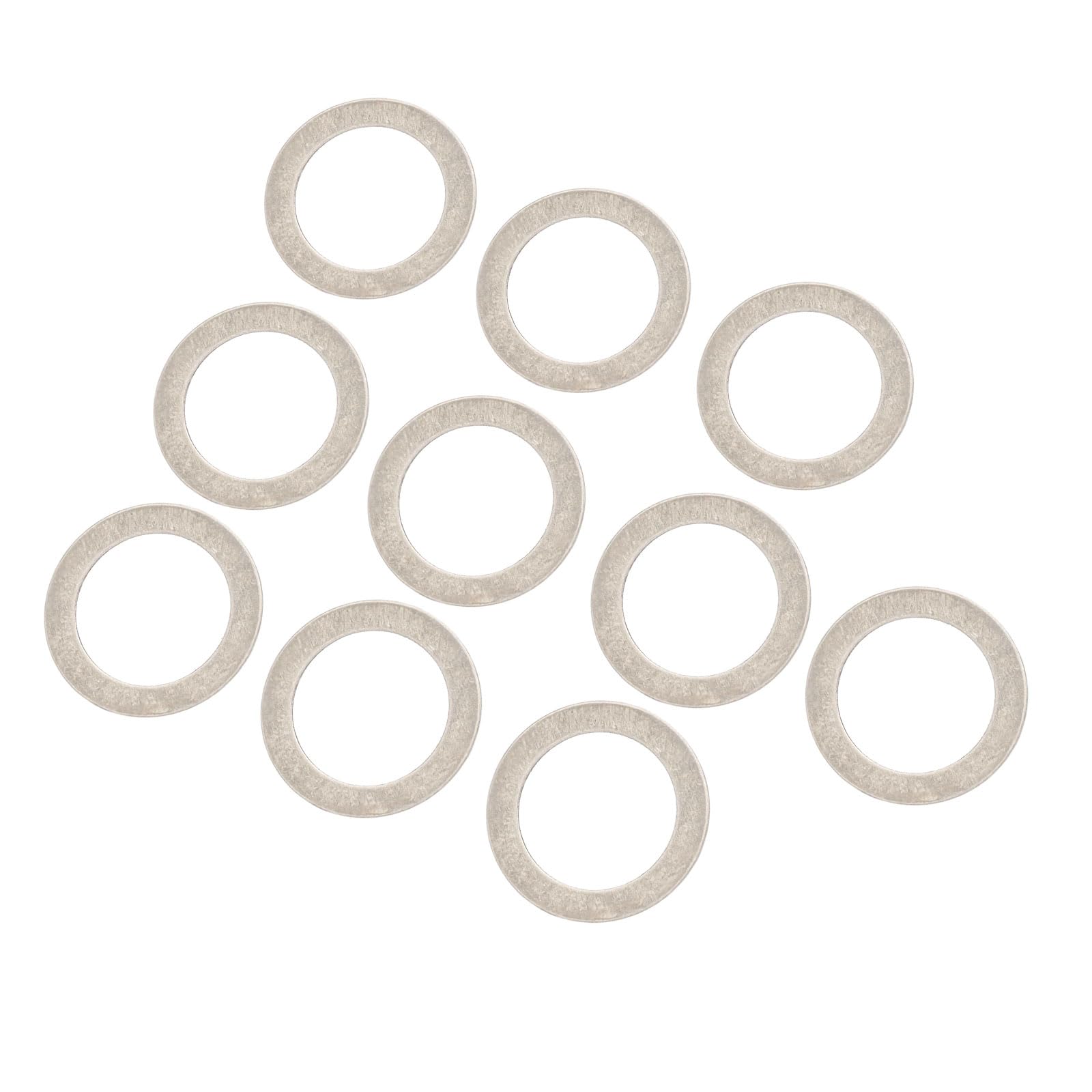 Yazhuq 10Pcs Bicycles Pedal Spacer Stainless Steels Pedal Washer Spacer Bike Pedal Gaskets Cranks Spacer Road Bike Accessories