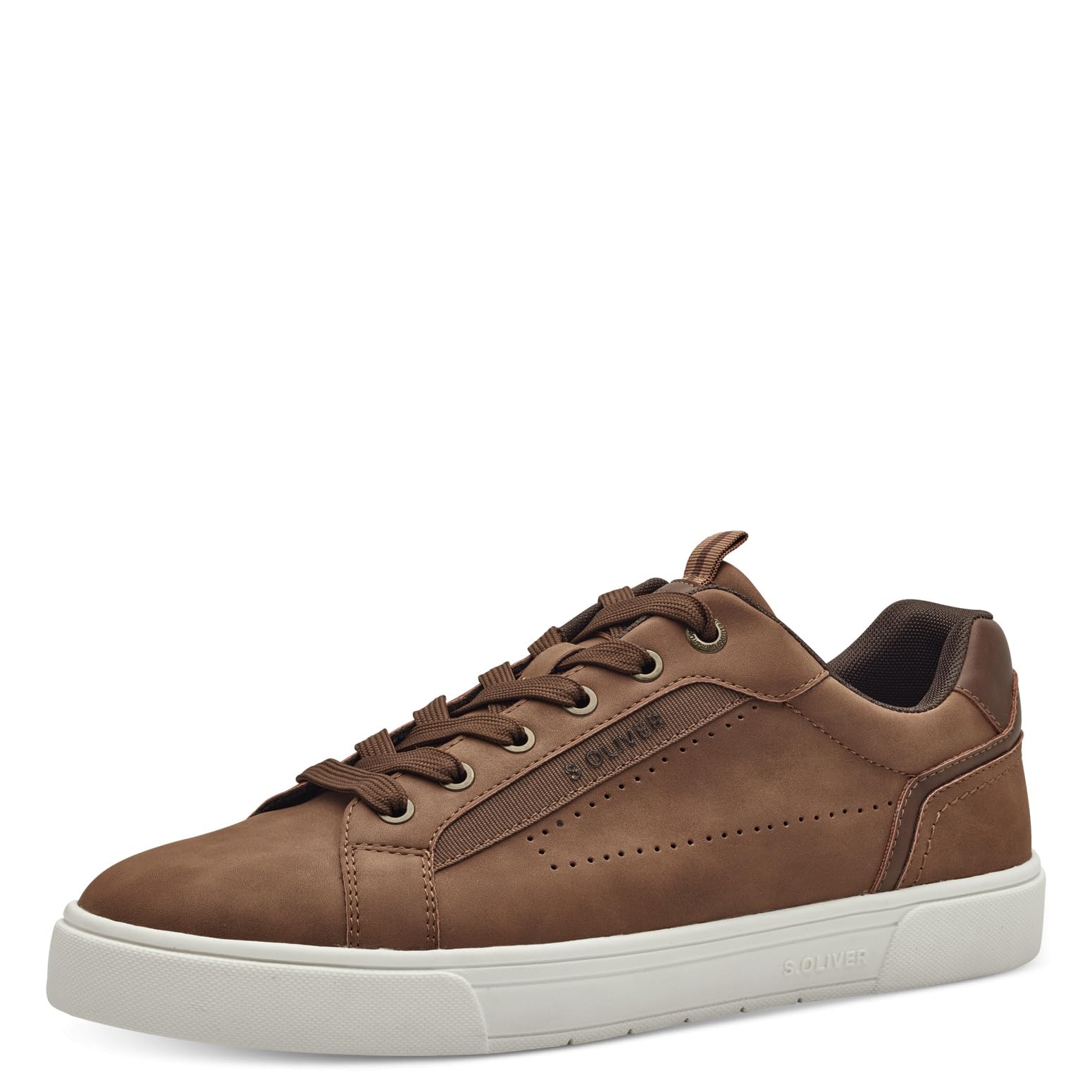 s.Oliver Men Herren Sneaker Low 5-13652-44, Cognac, 9.5 UK