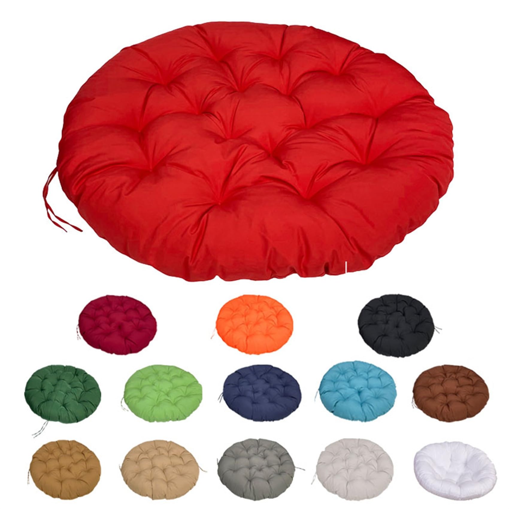 Almohadillas con almohada premium para colchonetas de silla de huevo