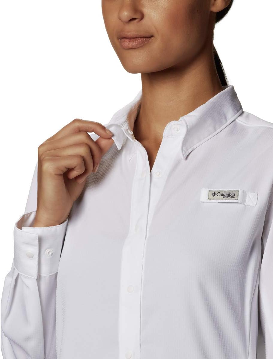 Columbia Women's Tamiami Ii Long Sleeve Shirt White 3X