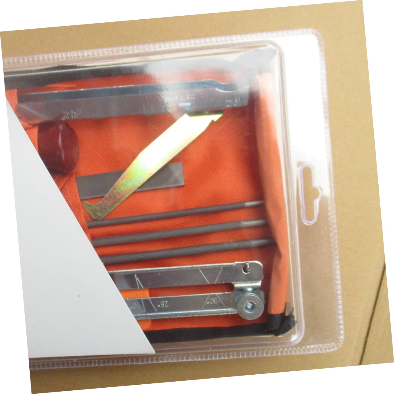 YARNOW Kit per Affilare Catene Motosega 10 Pezzi in Metallo, Portatile e Resistente All’usura, per Manutenzione Professionale