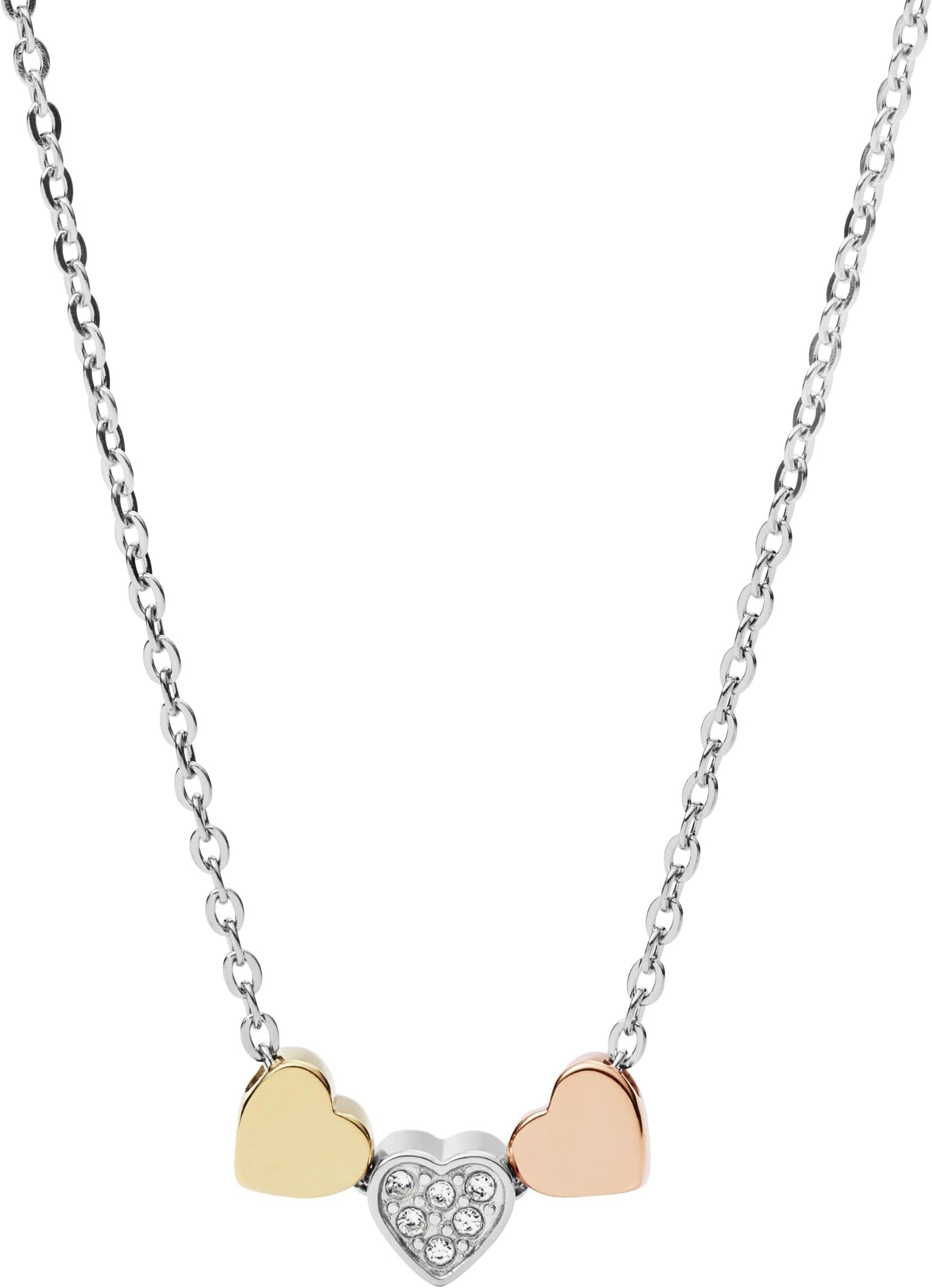 Women's Sterling Silver or Silver-Tone Stainless Steel Pendant Chain Necklace for Women
