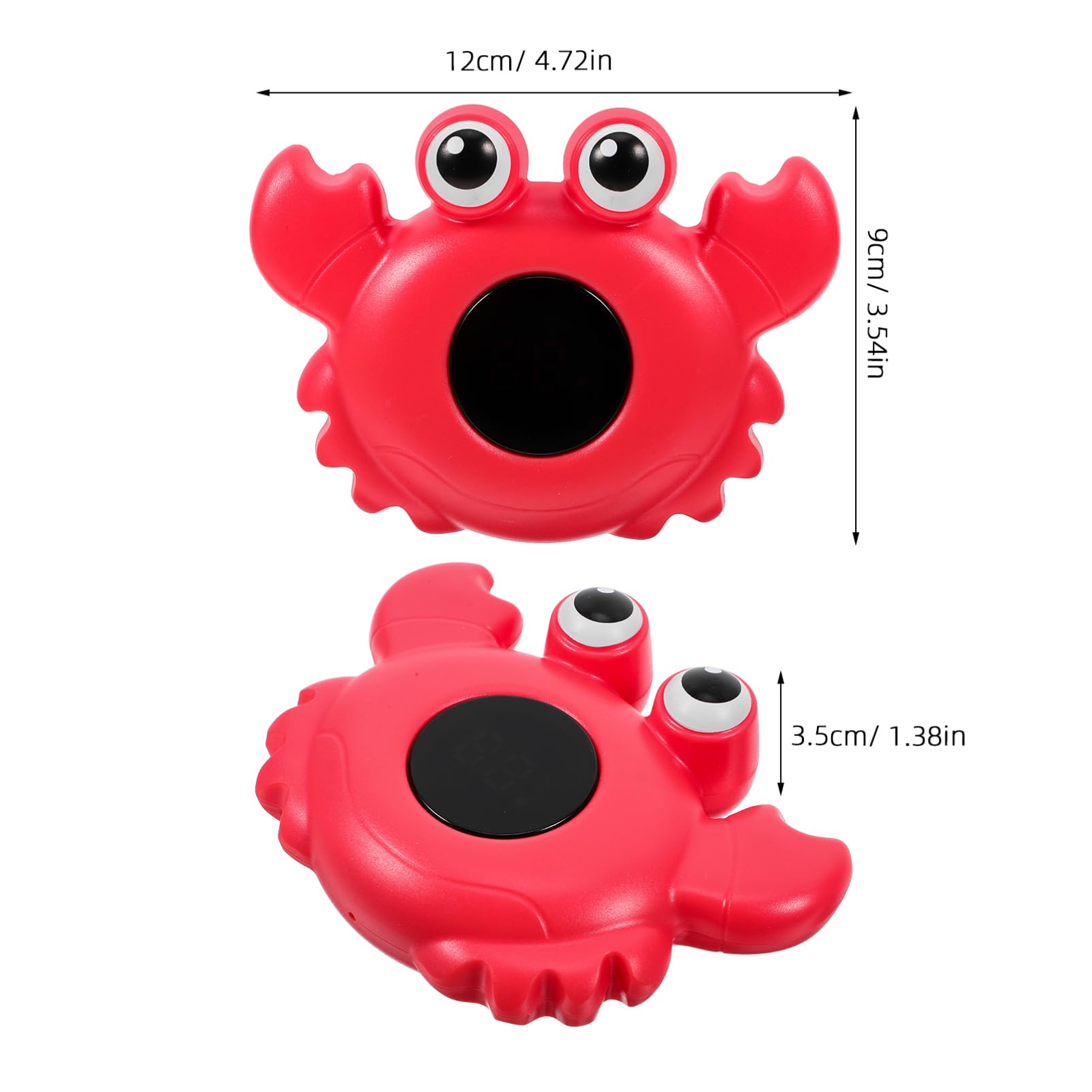 Toyvian 4stücke Digitales Cartoon-wassertemperatur-thermometer Für Pools Und Bäder Tiermotiv Einfach Abzulesen Für Neugeborene Und Kleinkinder Sicher Und Robust Als