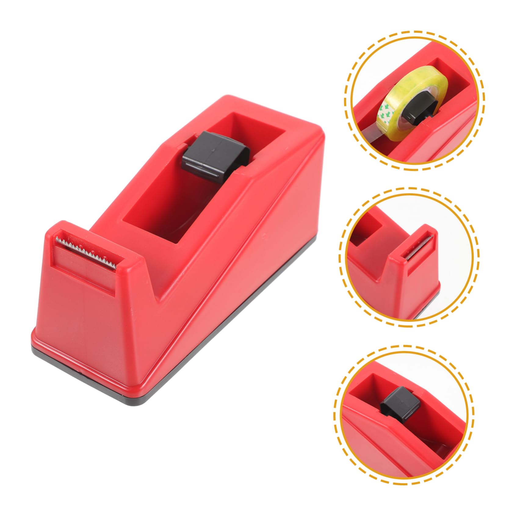 3 Sätze Blumenbandbasis blumengesteck blumenstecker floristenbedarf Blumenklebebandspender Mini-Klebebandabroller Lieferungen kleiner Bandschneider Blumenbandabroller Plastik