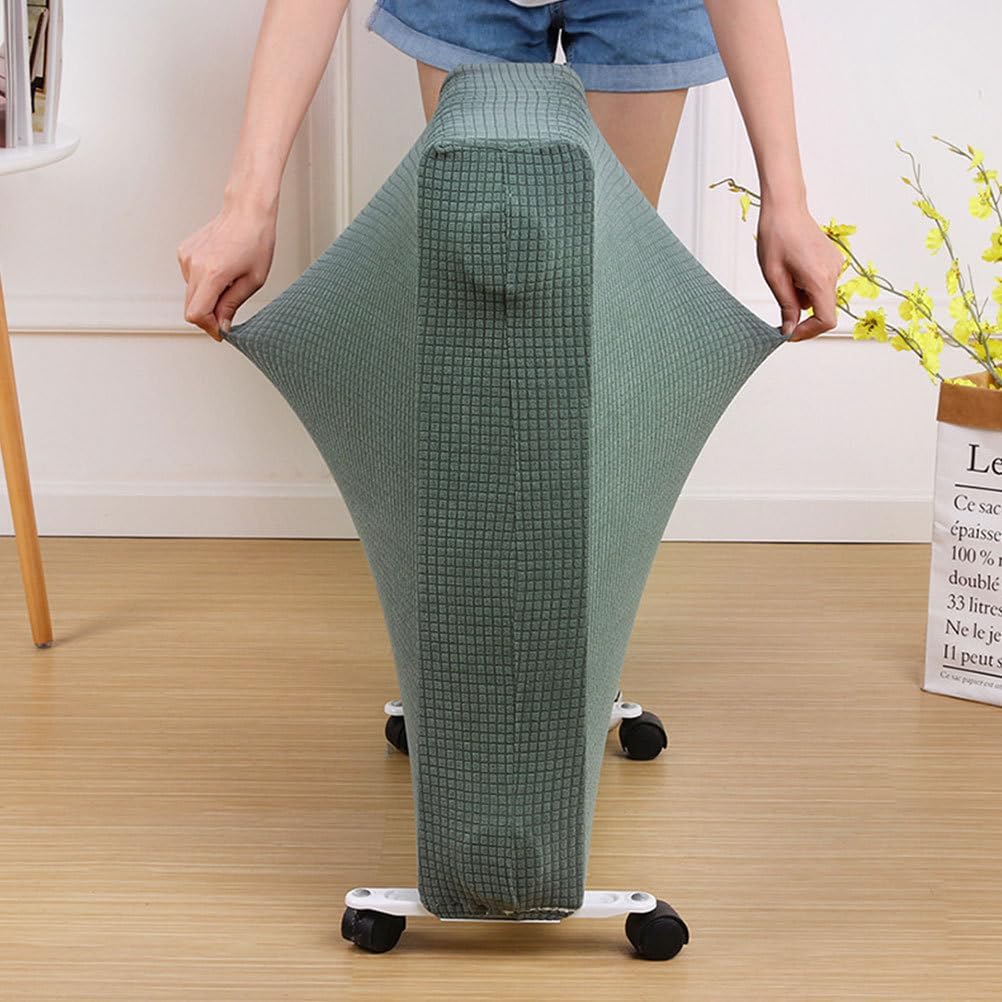VANZACK Olive Green Radiator Cover - Washable Polyester Heater Dust Cover, Breathable and Durable, Fits Various Sizes, Ideal for Home Use, 35.43 X 24.40 X 5.90 Inches
