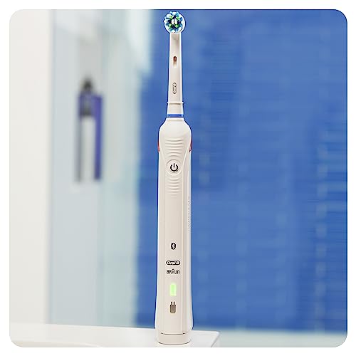 Oral-B Spazzolino Elettrico Ricaricabile Smart 4 4500 Nero, 2 Testine, Spazzolino Elettrico Oral B, Custodia +1 Dentifricio Pro-Expert Protezione Professionale - Immagine 1