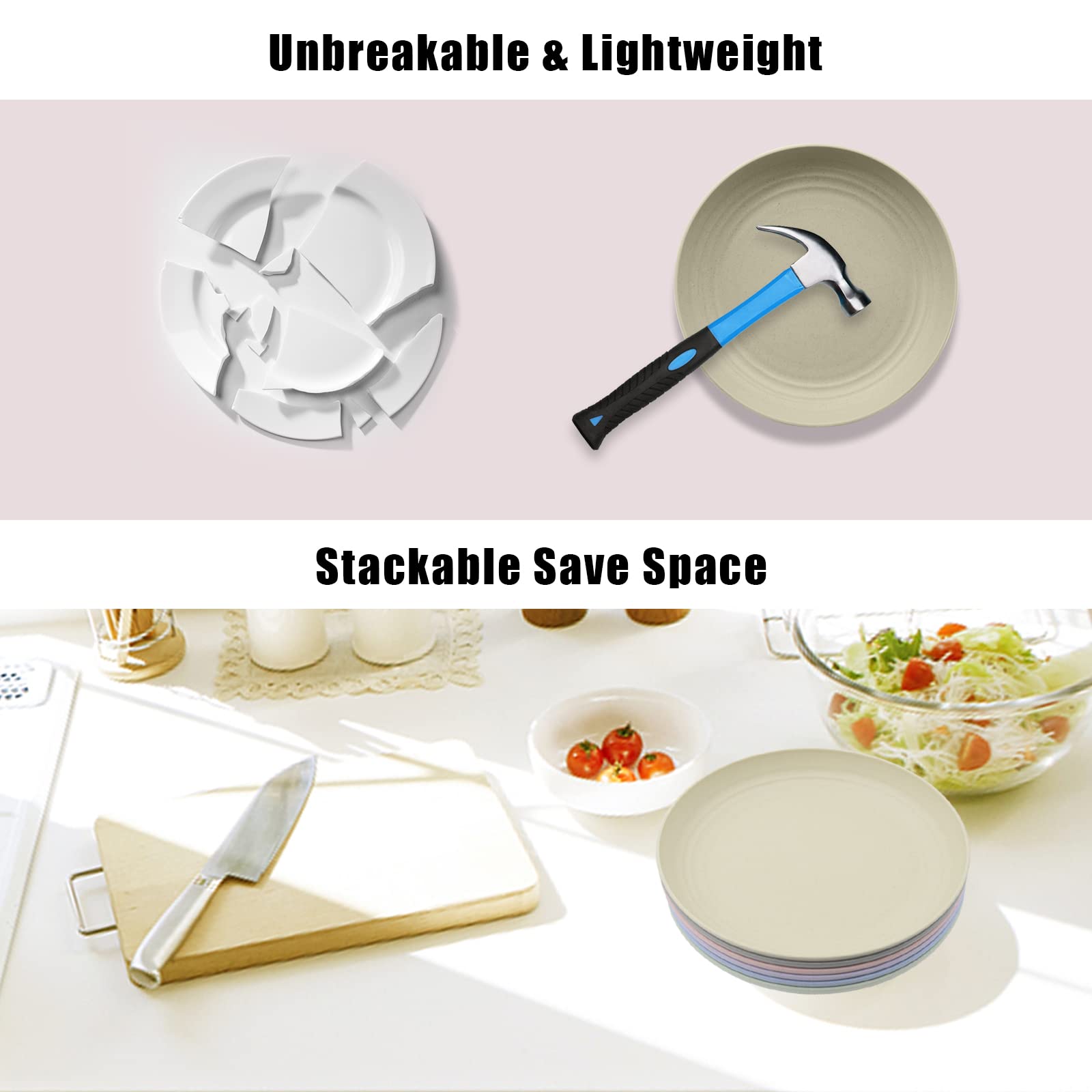 Lot De 6 Assiettes Creuses Ivoire En Porcelaine - 18 Cm - Maison