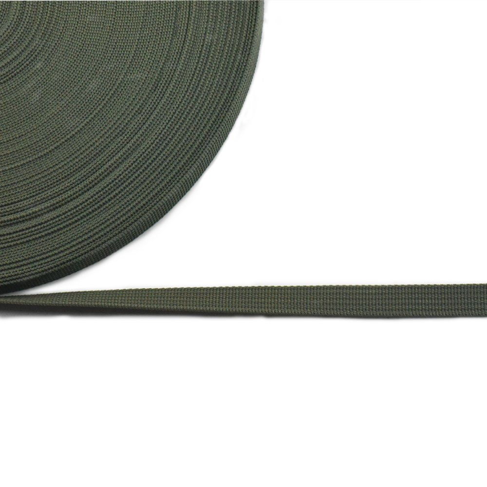 Micoshop Army Green 25 Yards 1/2" 12.5Mm Polypropylene For Robbin Webbing Belt Strap Buckle