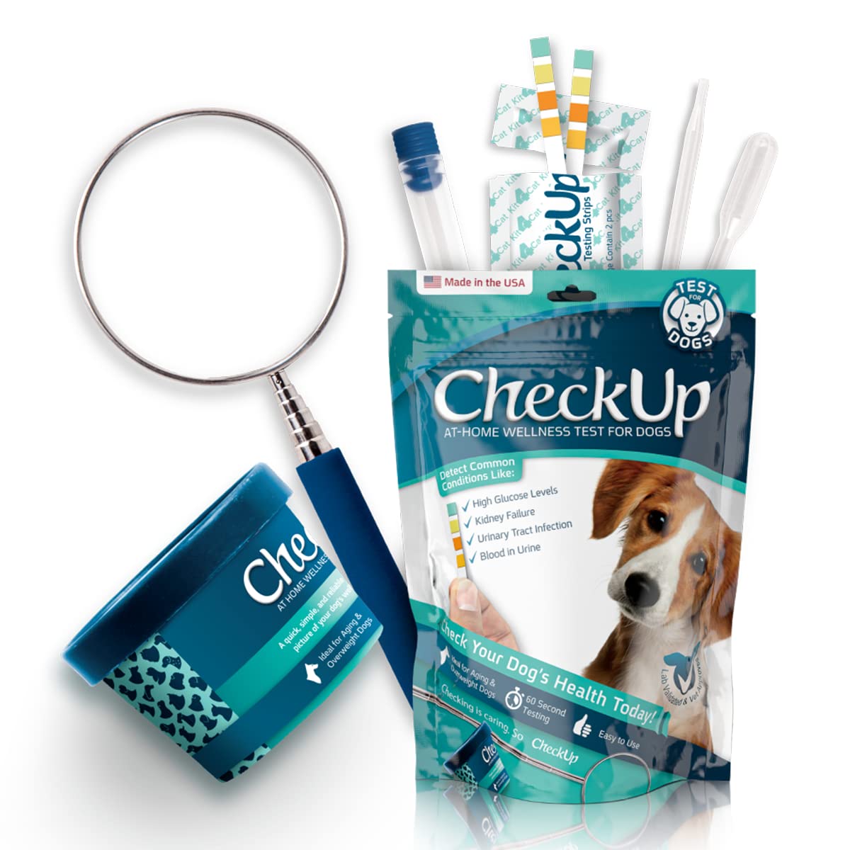 Checkup Pet Wellness Urinalysis Testing Kit Urine Testing For Dogs Cats