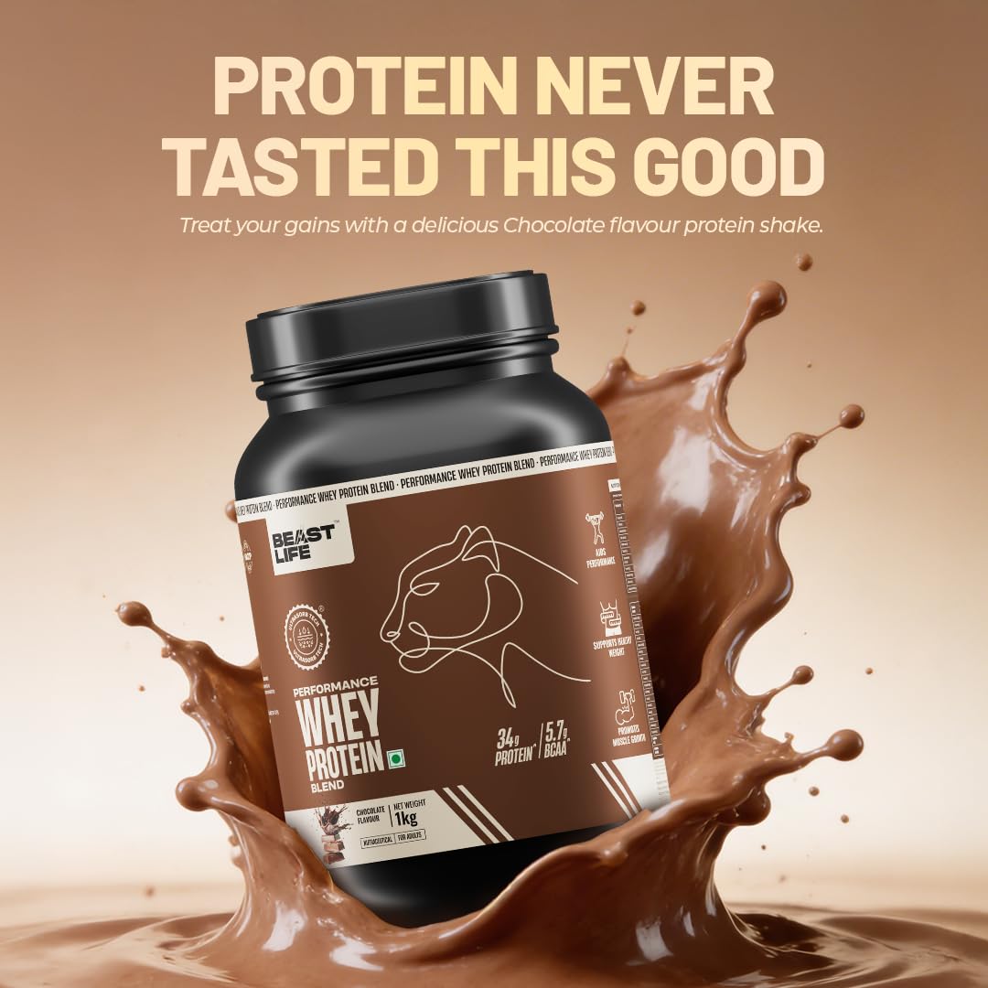 BeastLife Pro 100% Whey Protein Powder Sachets | Pack of 5 | Rich Chocolate | Muscle Growth & Recovery| Fast Absorbing, No Bloating |Ultrasorb Tech For Fast Digestion|NABL Lab Certified | 24g Protein, 5.3g BCAA | Travel-Friendly & Easy to Us 4